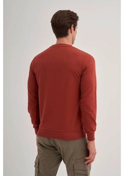 Cazador Slim Fit Kiremit Erkek Sweatshirt 56100