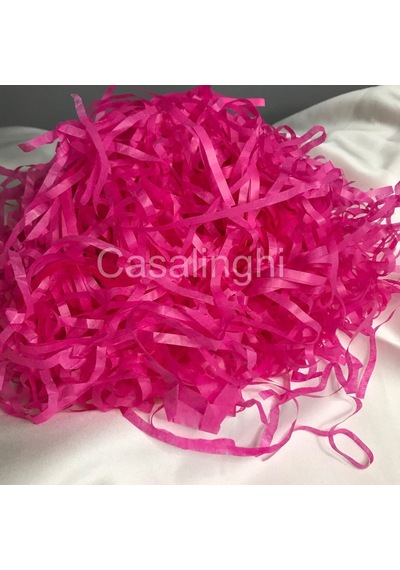 Fuşya Kırpık Pelür Kağıt Kırpıntısı Dark Pink Hediye Kutusu Dolgu Malzemesi Ambalaj Kağıdı Süsleme - 50 Gr Genel