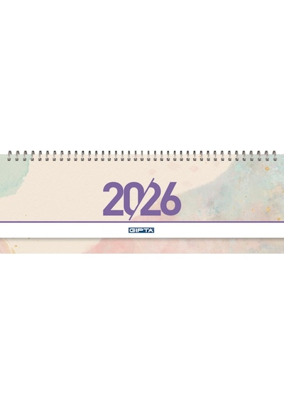 Gıpta 2026 Spiralli Masa Takvimi 12x33 Cm 504-btk