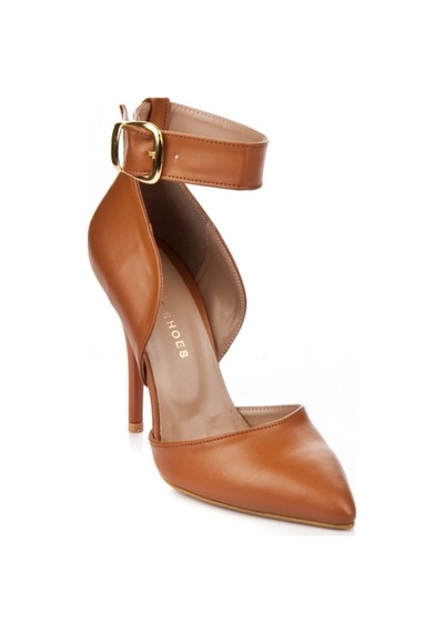 Fox Shoes Taba Kadın Topuklu Ayakkabı K654073309 Taba