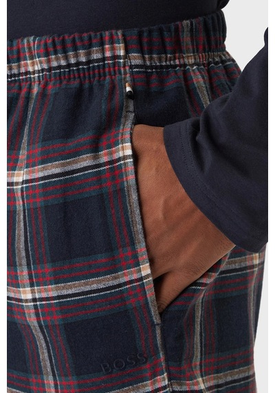 Boss Erkek Pijama Takımı 50550777 460 Lacivert Lacivert