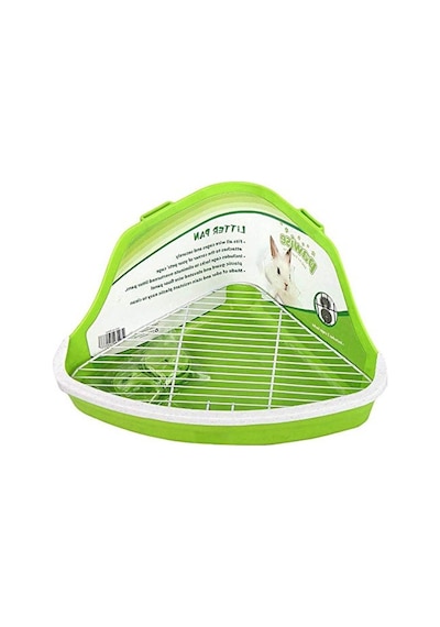 Tavşanlar İçin 41.5x29x20 Cm Ölçülerinde Tuvalet Kabı Açık Bej