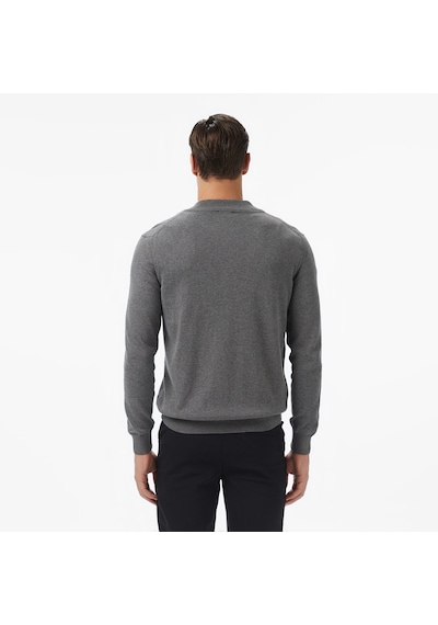 Nautica Erkek Gri Classic Fit Kazak Düz S57104t Gri