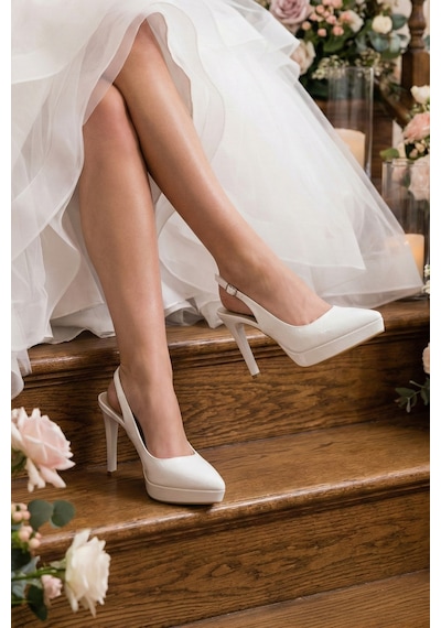 Erkan Saçmacı Scarlett Slingback Beyaz Rugan Sivri Burun Arkası Açık İnce Platform Topuklu Gelin Ayakkabısı Erkan Saçmacı Scarlett Slingback Beyaz Rugan Sivri Burun Arkası Açık İnce Platform Topuklu Gelin Ayakkabısı