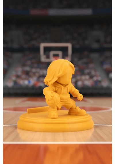 Noker Basketbolcu Telefon Tutucu Masaüstü Telefon Standı Sarı