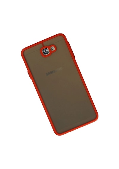 Samsung Samsung Uyumlu Galaxy J7 Prime Kılıf Montreal Silikon Kapak - Kırmızı