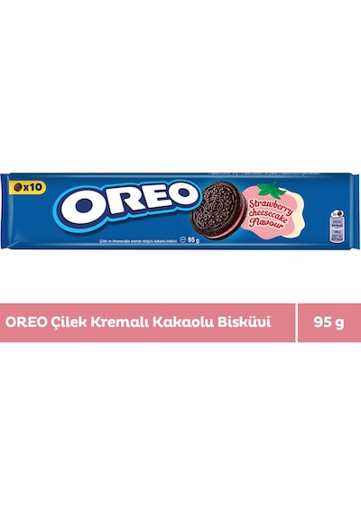 Oreo Bisküvi Çilekli 95gr - 6 Paket