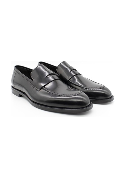 %100 Deri Bağcıksız-tokasız Classic Ayakkabı 1033250159 Siyah