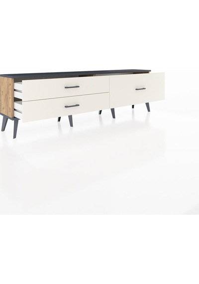 Arges Tv Ünitesi 3 Çekmeceli 176x30x51 Çam-antrasit/aytaşı Antrasıt/aytası Arges Tv Ünitesi 3 Çekmeceli 176x30x51 Çam-antrasit/aytaşı Antrasıt/aytası