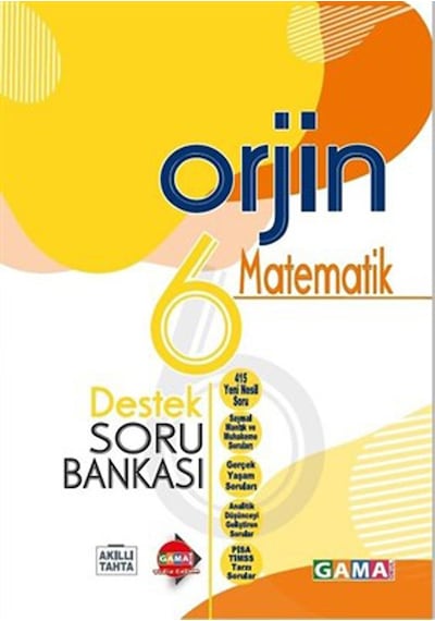 Gama Yayınları 6. Sınıf Orjin Matematik Destek Soru Bankası