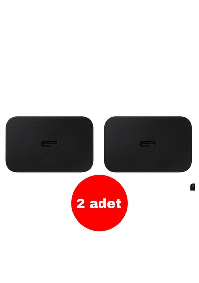 2 Adet Samsung Uyumlu 45w Typec Çıkışlı Süper Fast Adaptör Şarj Başlık