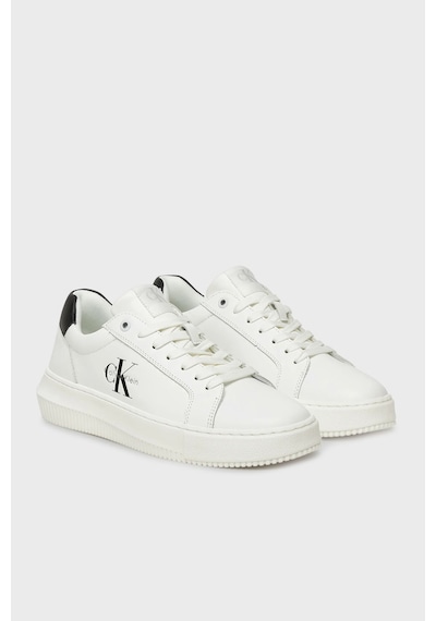 Calvin Klein Bayan Ayakkabı Yw0yw01872 01w Beyaz-siyah Beyaz-siyah