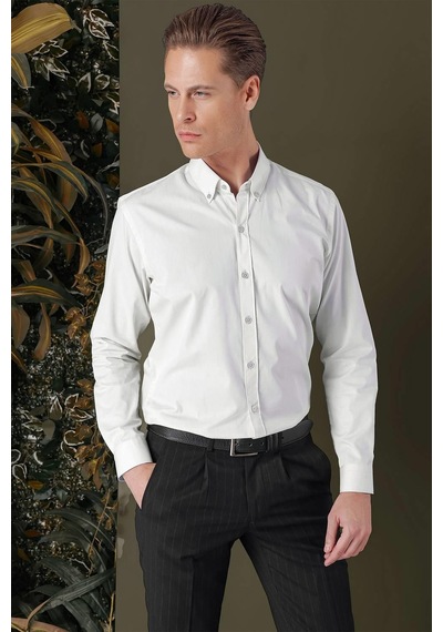 Efor Gk 711 Slim Fit Mavi Klasik Gömlek Mavi Efor Gk 711 Slim Fit Mavi Klasik Gömlek Mavi