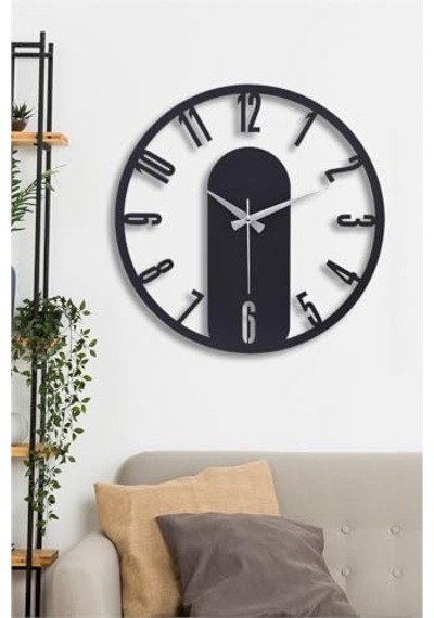 41 Cm Metal Malzeme Akarsaniye Sessiz Mekanizma Dekoratif Duvar Saati Diğer 76132075