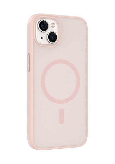 Ardemix Apple iPhone Uyumlu 14 Kılıf M-safe Şarj Özellikli Zore Babet Kapak - Gri