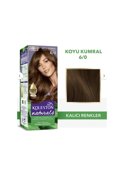 Koleston Naturals 6/0 Koyu Kumral Saç Boyası