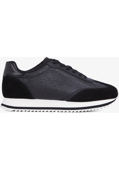 Runner Lace Up - Mono Mix Kadın Siyah Sneaker 0gr-siyah