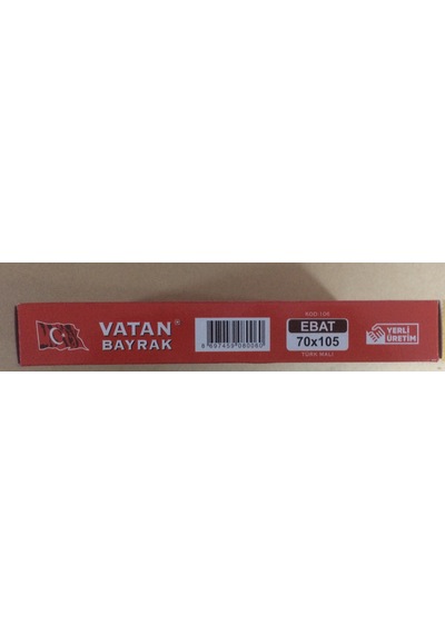 Türk Bayrağı Yükselen Bayrak Vatan Bayrak Ebat 70X105