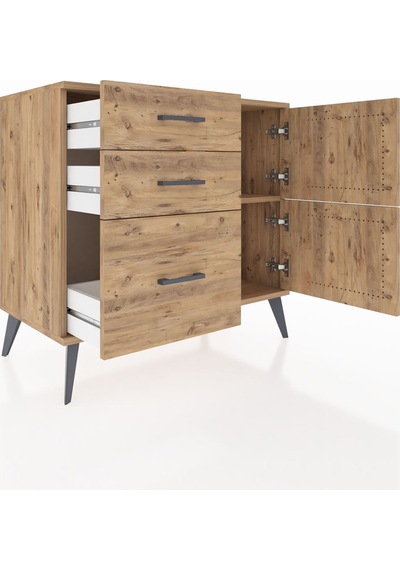 Hyperion Şifonyer Tek Raflı 3 Çekmeceli 2 Kapaklı 88x44x80 Çam-çam Çam Hyperion Şifonyer Tek Raflı 3 Çekmeceli 2 Kapaklı 88x44x80 Çam-çam Çam