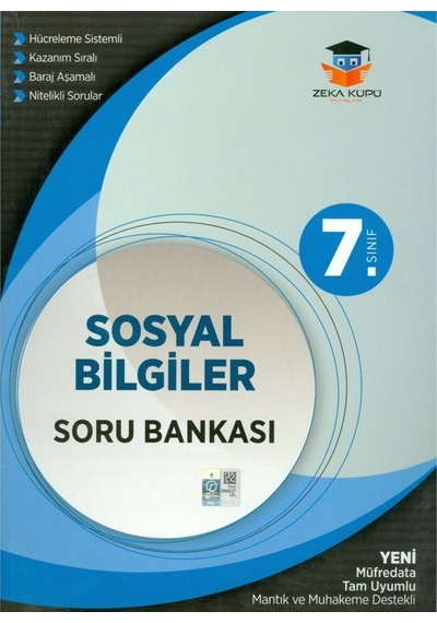 7 Sınıf Sosyal Bilgiler Soru Bankası Zeka Küpü Yayınları