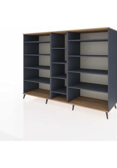 Kronos Dolap 11 Raflı 220x59x163 Antrasit-çam/antrasit Antrasit-çam/antrasit Kronos Dolap 11 Raflı 220x59x163 Antrasit-çam/antrasit Antrasit-çam/antrasit