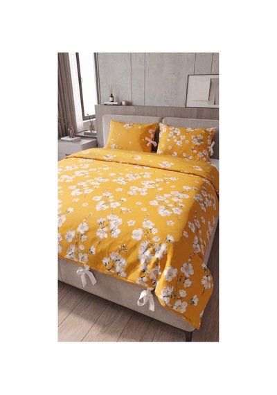 %100 Pamuk Çift Kişilik Çiçekli Bağcıklı Nevresim Seti 220x200 Cm 2'li Desenli Bağcıklı Yastık Kılıfı Sarı - 909843291 Sarı %100 Pamuk Çift Kişilik Çiçekli Bağcıklı Nevresim Seti 220x200 Cm 2'li Desenli Bağcıklı Yastık Kılıfı Sarı - 909843291 Sarı