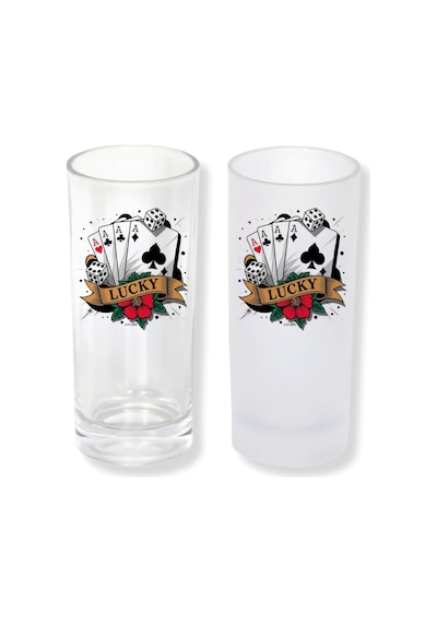 Poker Ası Buzlu Ya Da Buzsuz Seçenekleriyle Rakı Bardağı