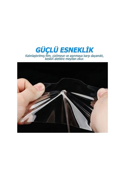 Trobus Oto Kapı Eşiği Bagaj Tampon Koruma Filmi 5 Cm X 5 M Şeffaf