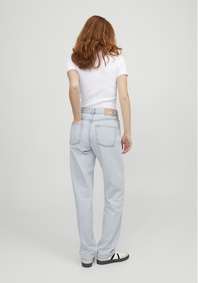 Jack & Jones Kadın Straight Fit Jean - Seoul 12248129 Light Blue Denim Mavi