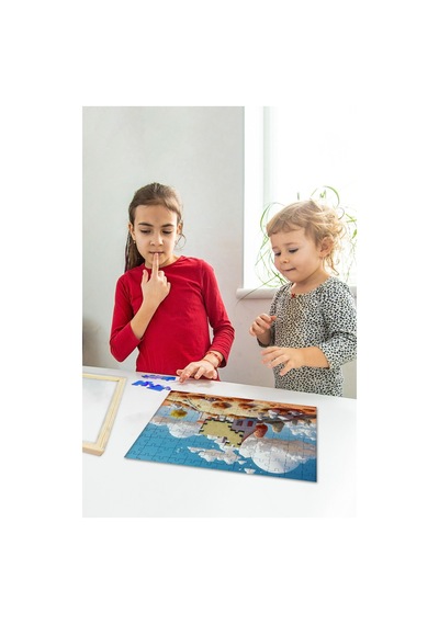 Ahşap Çerçeveli Puzzle - Tablo Kod: Hthp - 003 23 X 32 120 Parça