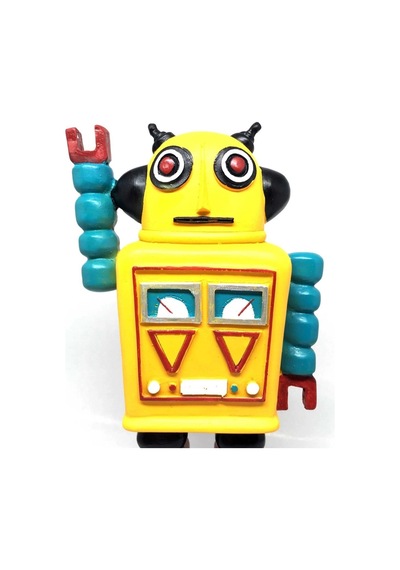 Biishe Decotown Nostaljik Sevimli Uzaylı Robot Şeklinde Figür Biblo
