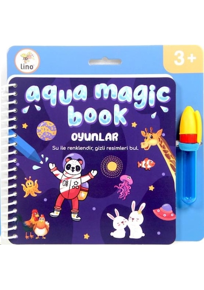 Lino Aqua Magic Book Oyunlar sihirli Boyama Kitabı Tfl-1002