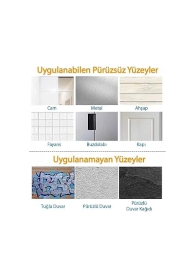 Kapı Arkası Elbise Askısı Kendinden Yapışkanlı Şeffaf Vidalı Havlu Askısı 4 Adet 1080055 Belirtilmem Diğer