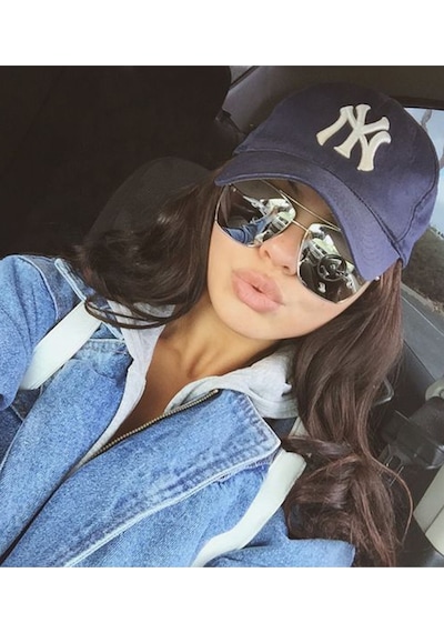 Elif İç Giyim Unisex Ny Lacivert-beyaz Nakışlı Lacivert Kep Şapka Lacivert