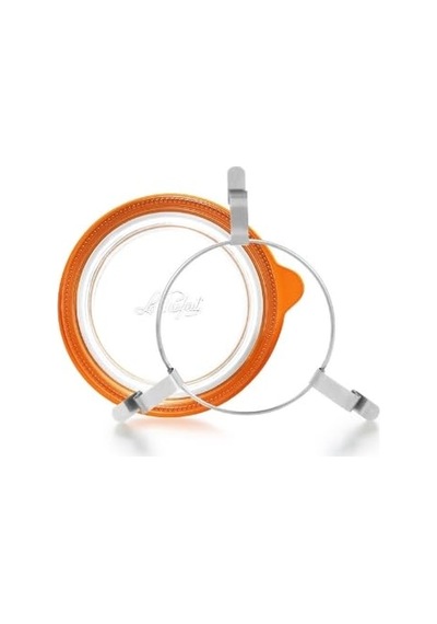 3 Klipsli Cam Kavanoz 580 Ml 2 Adet 2.8 L