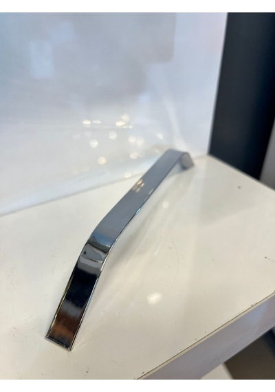 Şahin Metal Kulp 192mm Krom Dolap Kapak Modern Tv Ünite Çekmece Mobilya Komidin Vestiyer Krom