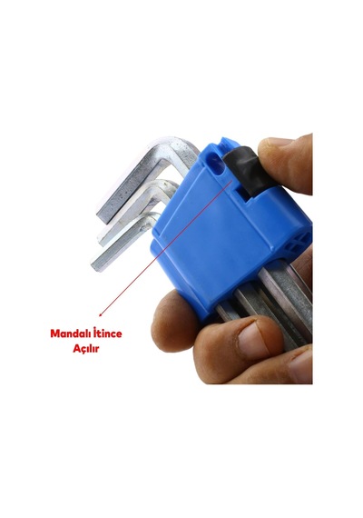 Allen Alyan Krom Anahtar Uzun 9'lu Set Altıgen Vida Sıkma Sökme Metal 1.5 2 2.5 3 4 5 6 8 10 Mm