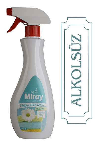 Miray Home Green Alkolsüz Kumaş ve Ortam Kokusu Sprey 500 ML