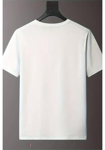 Life Design Minimalist İllüstrasyon Baskılı Unisex Oversize Tişört Beyaz