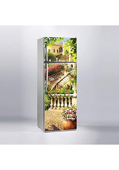 Buzdolabı Sticker Kaplama Dolap Kaplama Etiketi 3d Bahçe Balkon Diğer