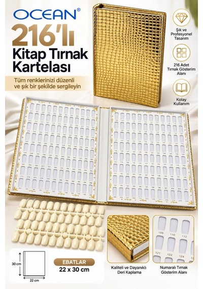 Ocean 216'lı Kitap Tırnak Kartelası Asu-978