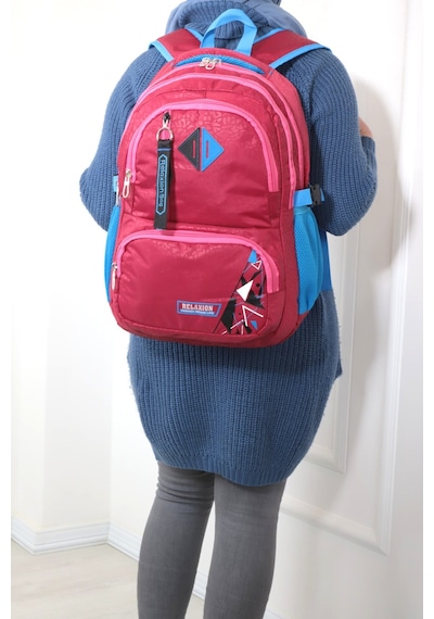 Konfores 1168 Unisex Anatomik Sırt Çantası - NKT01168-fuşya