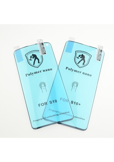 Samsung Uyumlu Galaxy Note 10 Plus Privacy Polymer Nano Ekran Koruyucu Siyah
