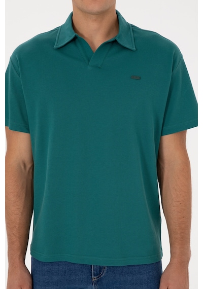 U.s. Polo Assn. Erkek Koyu Yeşil Tişört 50324787-vr101 Dark Eden