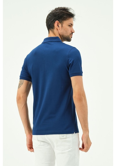 Classıc Pamuk Regular Comfort Erkek Polo Yaka Tişört Marin