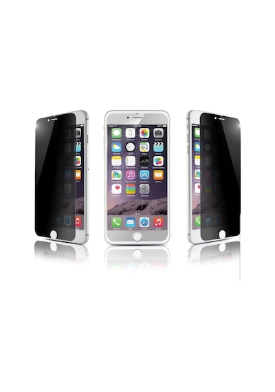 Apple Uyumlu iPhone 6 Bilvis Hayalet Cam Ekran Koruyucu - Siyah