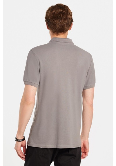 Tudors Erkek Slim Fit Dar Kesim %100 Pamuklu Gri Polo Yaka Tişört-32797 Gri Tudors Erkek Slim Fit Dar Kesim %100 Pamuklu Gri Polo Yaka Tişört-32797 Gri