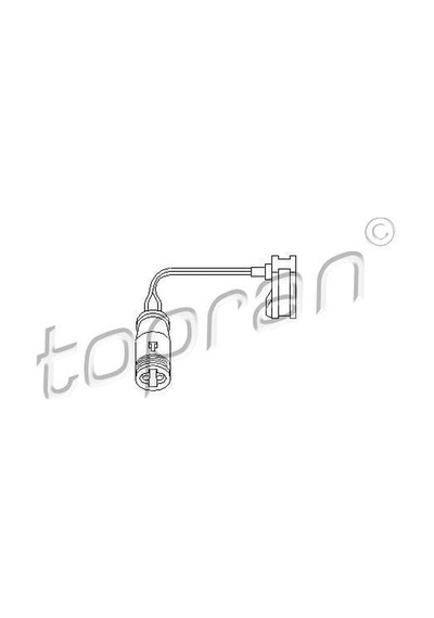 TOPRAN 112102001 Fren Balata Fişi-(Vw: Crafter 06- /Mercedes: Sprinter 06- )-