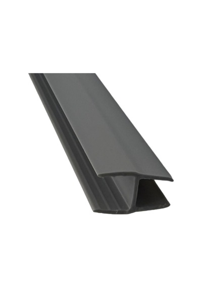 8x10 Mm Büyük H Alüminyum Görünümlü 1. Kalite Plastik Cam Balkon Fitili 200 Cm 2 M