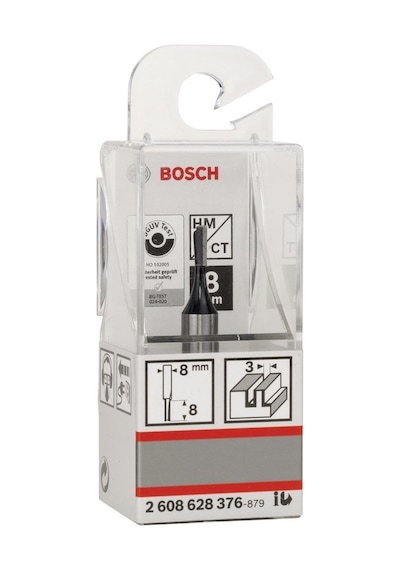 Bosch Ahşap Düz Freze Ucu 8X3X51 Mm 2608628376